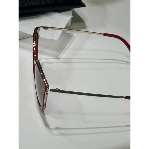 CELINE 56mm Round Sunglasses Red Shiny Red main image 4